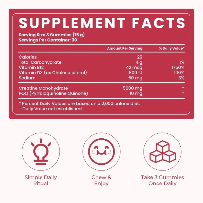 Creatine Gummies - Tart Cherry